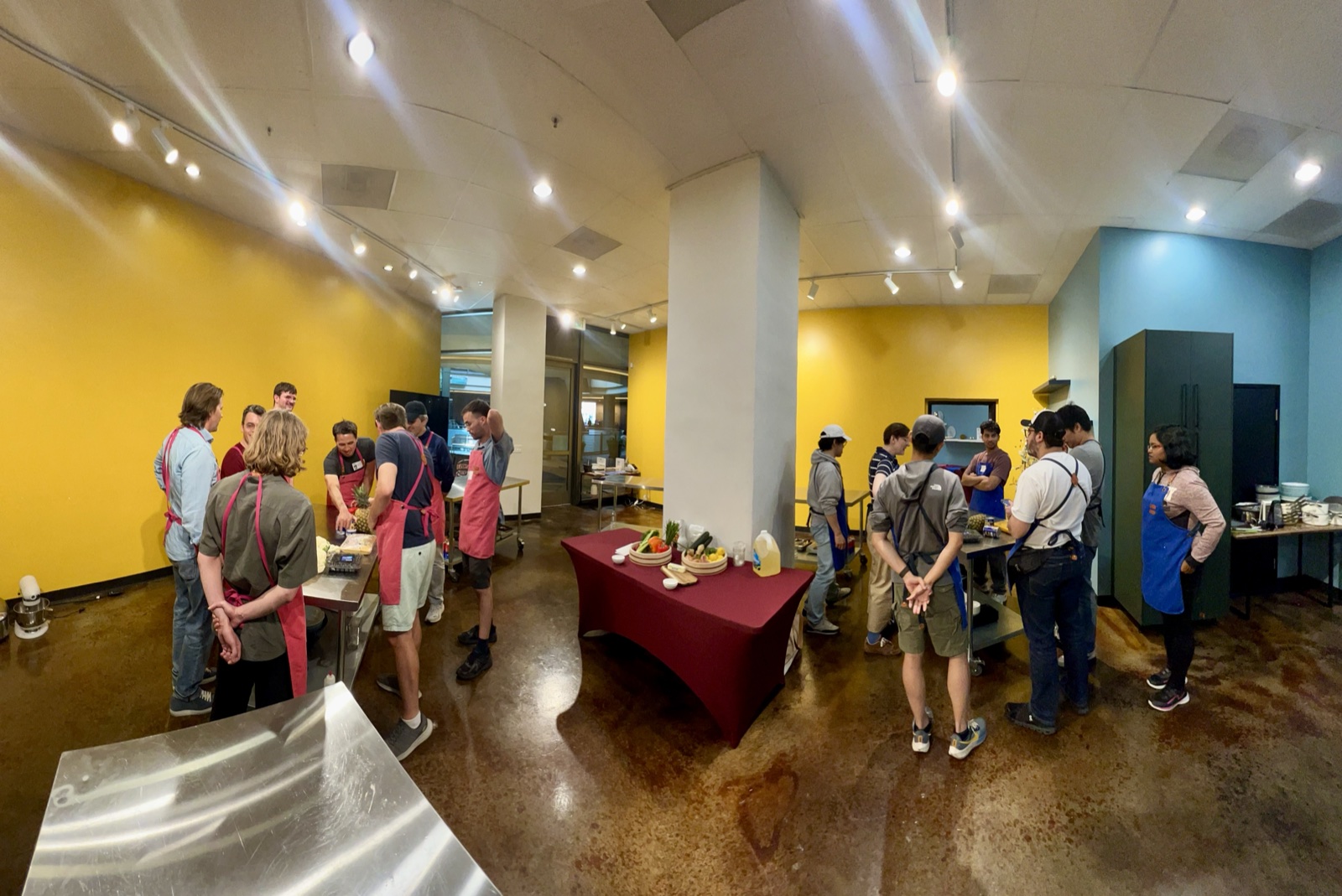 A team mingling during a Life Plus event